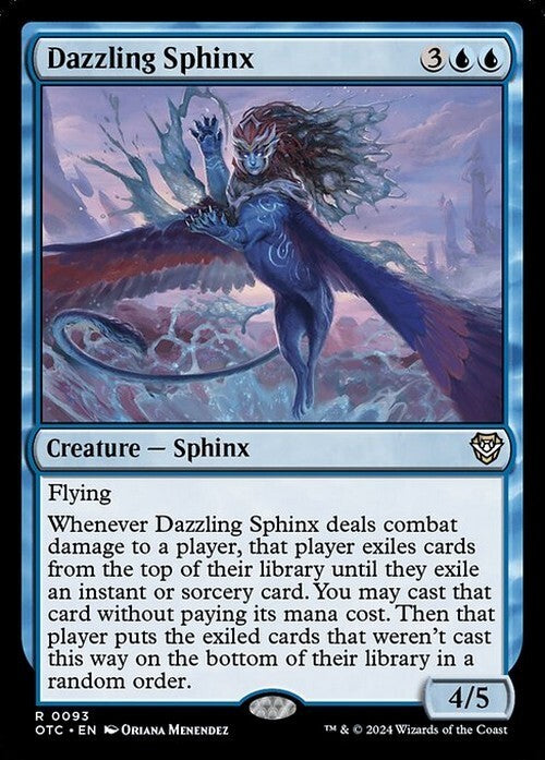 Dazzling Sphinx ~ Commander: Outlaws of Thunder Junction [ NM ] [ MTG ]