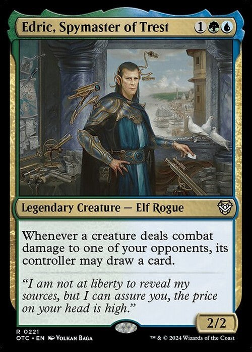 Edric, Spymaster of Trest ~ Commander: Outlaws of Thunder Junction [ NM ]