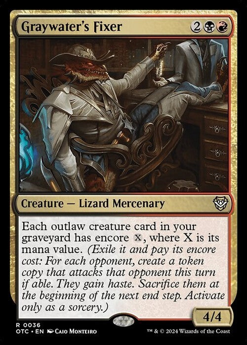 Graywater's Fixer ~ Commander: Outlaws of Thunder Junction [ NM ] [ MTG ]