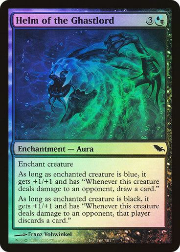 FOIL Helm of the Ghastlord ~ Shadowmoor [ Excellent ] [ Magic MTG ]