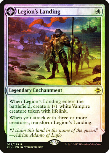 FOIL Legion's Landing / Adanto, the First Fort ~ Ixalan [ NM ] [ Magic MTG ]