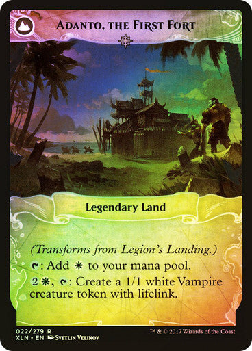 FOIL Legion's Landing / Adanto, the First Fort ~ Ixalan [ NM ] [ Magic MTG ]