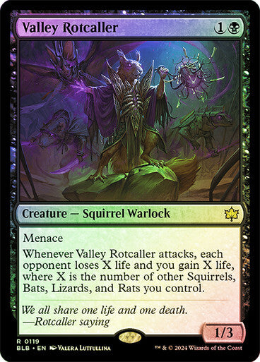 FOIL Valley Rotcaller ~ Bloomburrow [ NearMint ] [ Magic MTG ]