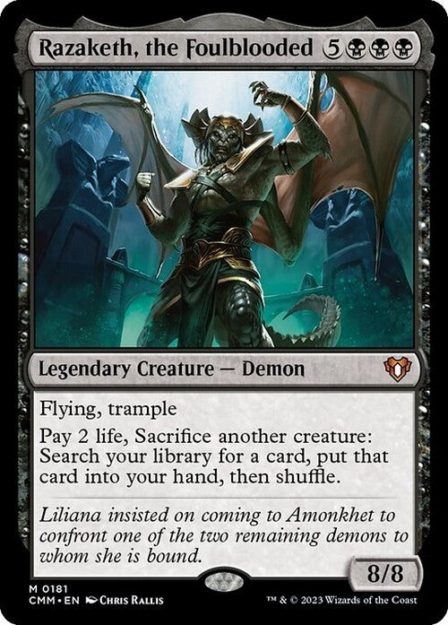 Razaketh, the Foulblooded ~ Commander Masters [ NearMint ] [ Magic MTG ]