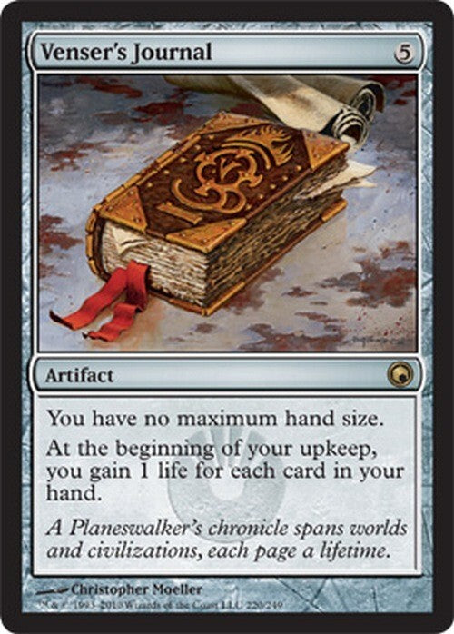 Venser's Journal ~ Scars of Mirrodin [ NeaMint ] [ Magic MTG ]
