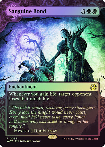FOIL Sanguine Bond ~ Wilds of Eldraine: Enchanting Tales [ NM ] [ MTG ]