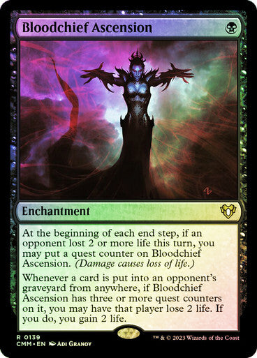 FOIL Bloodchief Ascension ~ Commander Masters [ NM ] [ Magic MTG ]