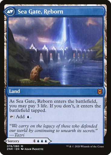 Sea Gate Restoration / Reborn ~ Zendikar Rising [ NearMint ] [ Magic MTG ]