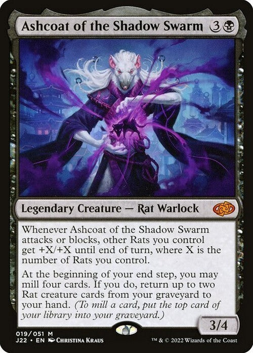 Ashcoat of the Shadow Swarm ~ Jumpstart 2022 [ NearMint ] [ Magic MTG ]