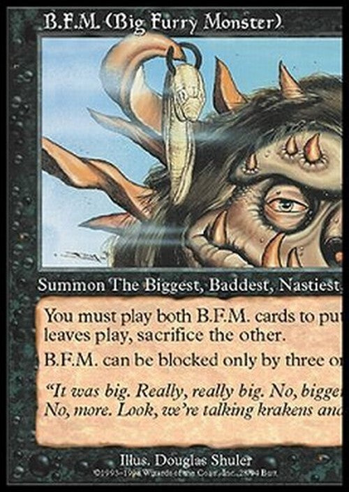 B.F.M. (Big Furry Monster) (Version 1) ~ Unglued [ NearMint ] [ Magic MTG ]