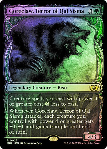 FOIL Goreclaw, Terror of Qal Sisma ~ Multiverse Legends [ NM ] [ Magic MTG ]