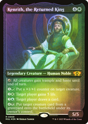 FOIL ETCHED Kenrith, the Returned King ~ Multiverse Legends [ NM ] [ Magic MTG ]