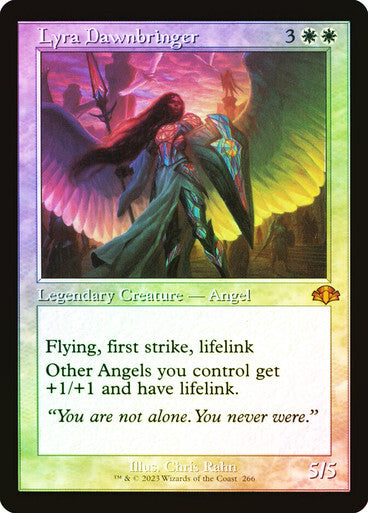 FOIL RETRO Lyra Dawnbringer ~ Dominaria Remastered [ EX ] [ Magic MTG ]