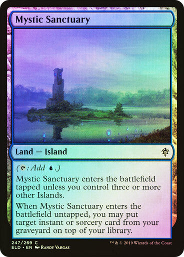 FOIL Mystic Sanctuary ~ Throne of Eldraine [ NearMint ] [ Magic MTG ]
