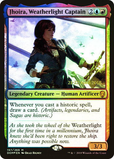 FOIL Jhoira, Weatherlight Captain ~ Dominaria Prerelease [ NM ] [ Magic MTG ]