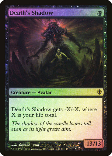 FOIL Death's Shadow ~ Worldwake [ NearMint ] [ Magic MTG ]