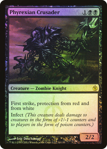 FOIL Phyrexian Crusader ~ Mirrodin Besieged [ NM ] [ Magic MTG ]