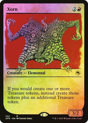 FOIL SHOWCASE Xorn ~ Adventures in the Forgotten Realms [ NM ] [ Magic MTG ]