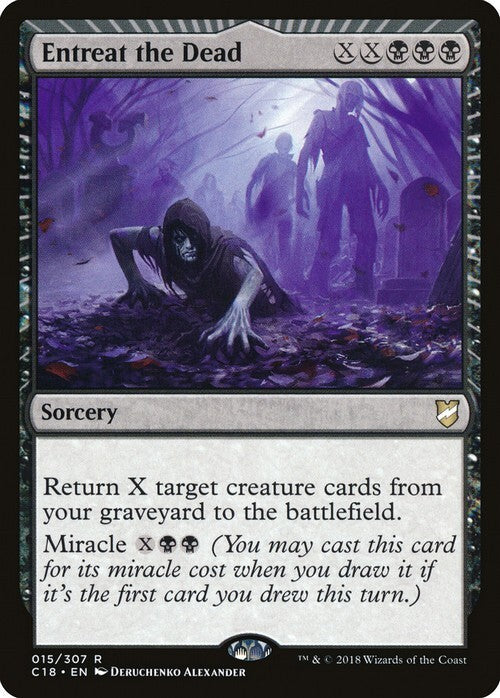 Entreat the Dead ~ Commander 2018 [ NearMint ] [ Magic MTG ]
