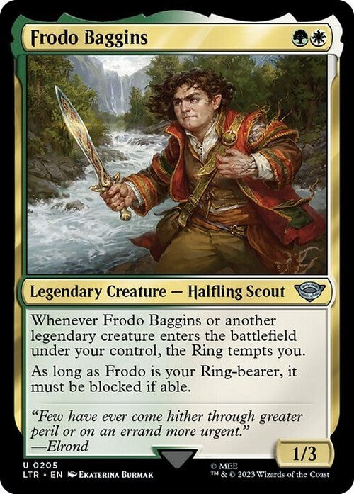 Frodo Baggins ~ The Lord of the Rings [ NM ] [ Magic MTG ]