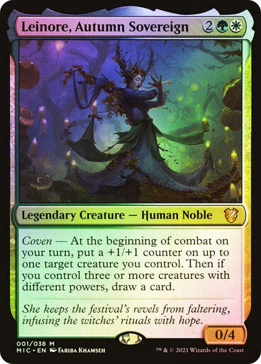 FOIL Leinore, Autumn Sovereign ~ Commander: Midnight Hunt [ NM ] [ Magic MTG ]