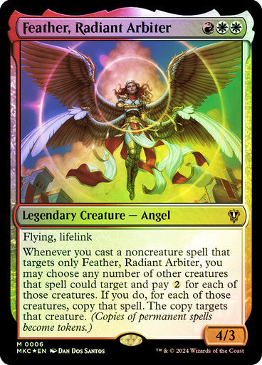 FOIL Feather, Radiant Arbiter ~ Commander: Murders at Karlov Manor [ NM ]