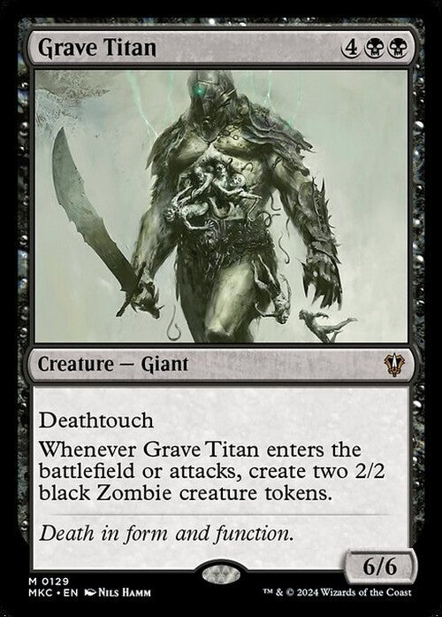 Grave Titan ~ Commander: Murders at Karlov Manor [ NM ] [ Magic MTG ]