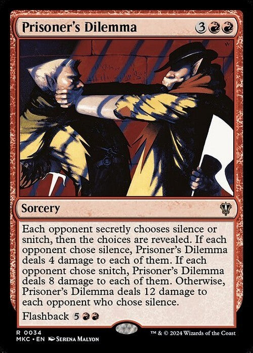 Prisoner's Dilemma ~ Commander: Murders at Karlov Manor [ NM ] [ Magic MTG ]