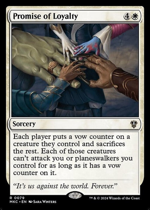 Promise of Loyalty ~ Commander: Murders at Karlov Manor [ NM ] [ Magic MTG ]