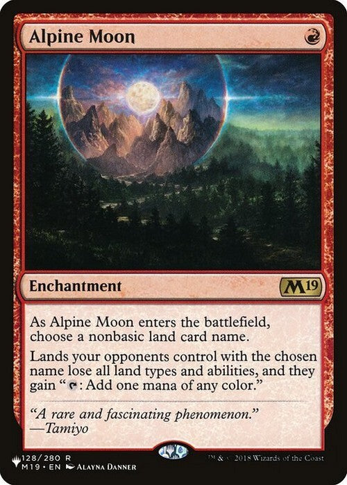 Alpine Moon ~ The List [ NearMint ] [ Magic MTG ]