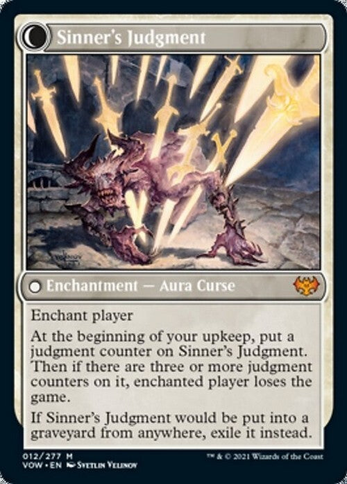 Faithbound Judge / Sinner's Judgment ~ Crimson Vow [ NearMint ] [ Magic MTG ]