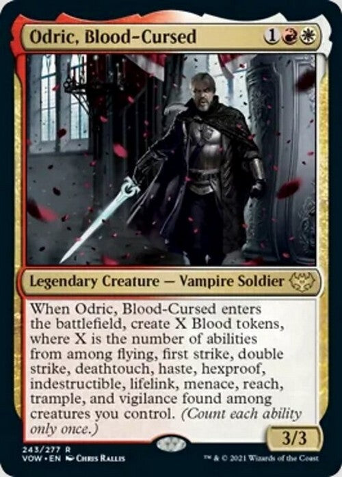 Odric, Blood-Cursed ~ Crimson Vow [ NearMint ] [ Magic MTG ]
