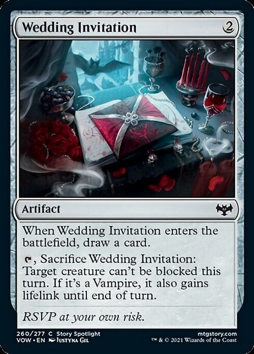 Wedding Invitation ~ Crimson Vow [ NearMint ] [ Magic MTG ] - London Magic Traders Ltd