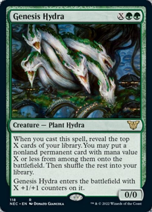 Genesis Hydra ~ Commander: Kamigawa: Neon Dynasty [ NM ] [ Magic MTG ]