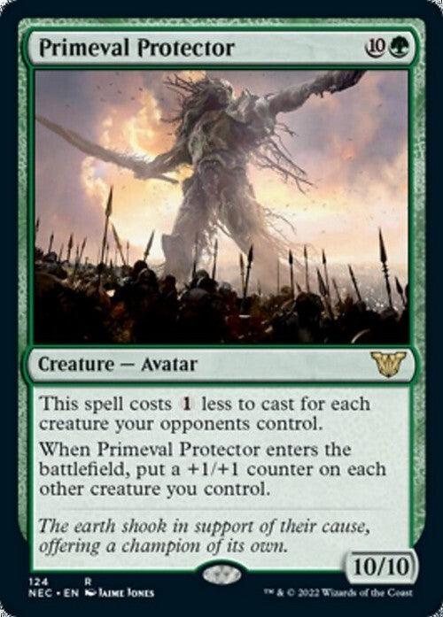 Primeval Protector ~ Commander: Kamigawa: Neon Dynasty [ NM ] [ Magic MTG ]