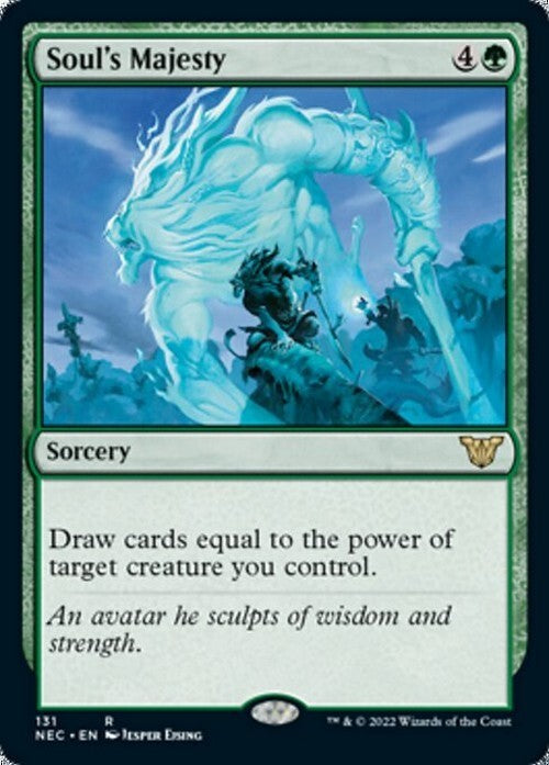 Soul's Majesty ~ Commander: Kamigawa: Neon Dynasty [ NM ] [ Magic MTG ]