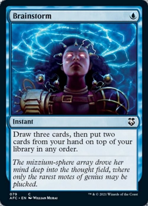 Brainstorm ~ Commander: Adventures in the Forgotten Realms [ NM ] [ MTG ]