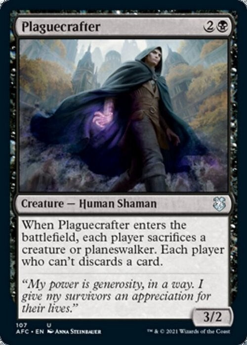Plaguecrafter ~ Commander: Adventures in the Forgotten Realms [ NM ] [ MTG ]