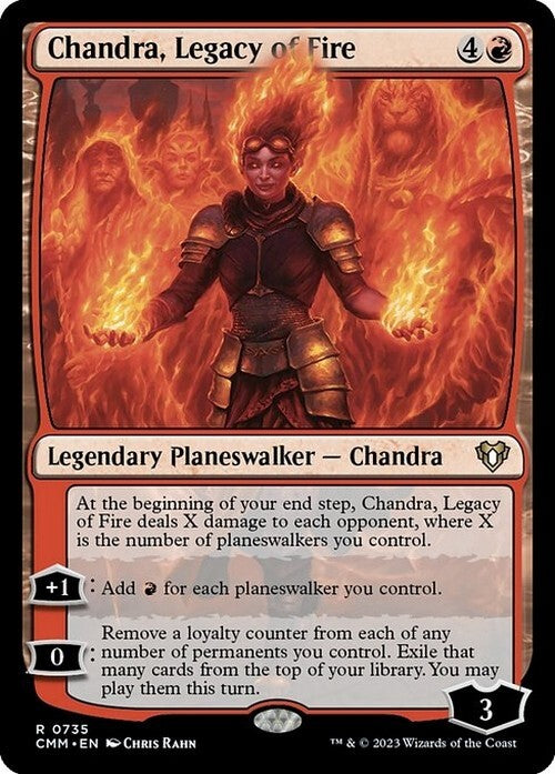 Chandra, Legacy of Fire ~ Commander Masters [ NearMint ] [ Magic MTG ]