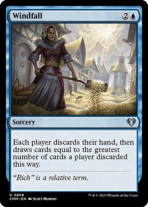 Windfall ~ Commander Masters [ NearMint ] [ Magic MTG ]