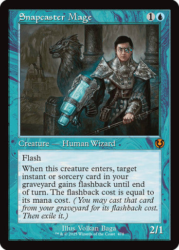 RETRO Snapcaster Mage ~ Innistrad Remastered [ NearMint ] [ Magic MTG ]