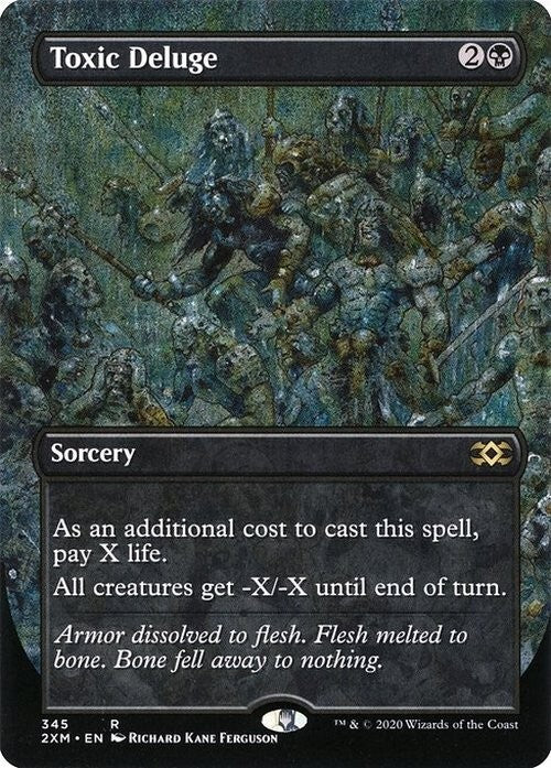 BORDERLESS Toxic Deluge ~ Double Masters [ NearMint ] [ Magic MTG ]