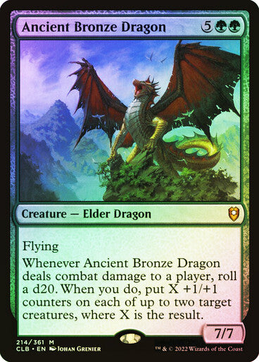 FOIL Ancient Bronze Dragon ~ Commander Legends 2 [ NM ] [ Magic MTG ]