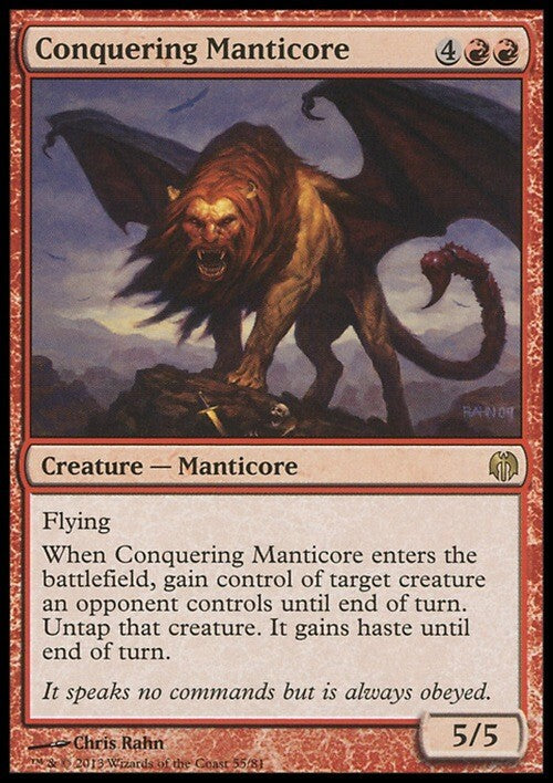 Conquering Manticore ~ Duel Decks [ Excellent ] [ Magic MTG ]