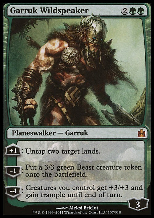 Garruk Wildspeaker ~ Commander 2011 [ Excellent ] [ Magic MTG ]