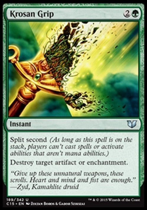 Krosan Grip ~ Commander 2015 [ Excellent ] [ Magic MTG ]