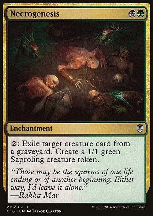 Necrogenesis ~ Commander 2016 [ Excellent ] [ Magic MTG ]