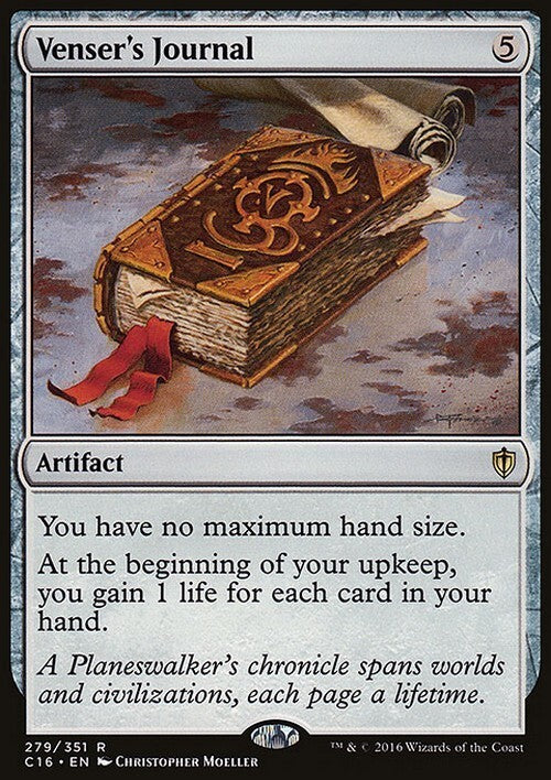 Venser's Journal ~ Commander 2016 [ NearMint ] [ Magic MTG ]