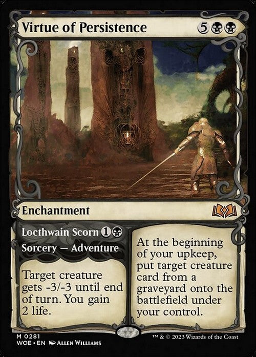 SHOWCASE Virtue of Persistence ~ Wilds of Eldraine [ EX ] [ Magic MTG ]