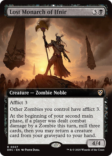 BORDERLESS Lost Monarch of Ifnir ~ Commander: Aetherdrift [ NM ] [ Magic MTG ]